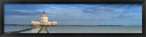 Framed Fort Louvois, Bourcefranc-Le-Chapus, Charente-Maritime, Poitou-Charentes, France Print