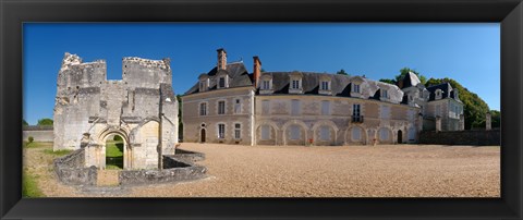 Framed Facade of an abbey, La Chartreuse Du Liget, Loire-et-Cher, Loire, Touraine, France Print