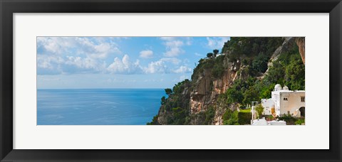 Framed Hillside at Positano, Amalfi Coast, Italy Print