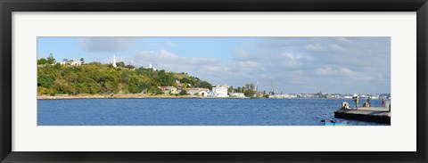 Framed View of island, Havana, Cuba Print