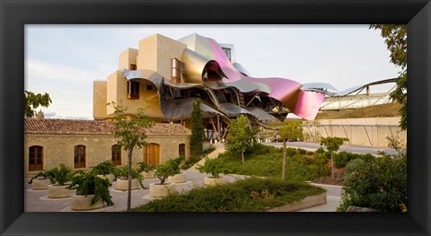 Framed Hotel Marques de Riscal, Elciego, La Rioja, Spain Print