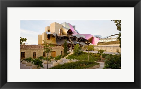 Framed Hotel Marques de Riscal, Elciego, La Rioja, Spain Print