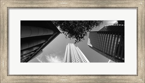 Framed Low angle view of skyscrapers, San Francisco, California, USA Print