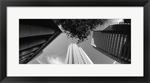 Framed Low angle view of skyscrapers, San Francisco, California, USA Print