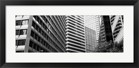 Framed Facade of office buildings, San Francisco, California Print