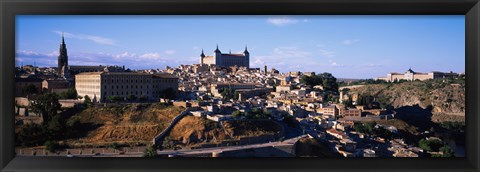 Framed Buildings in a city, Toledo, Toledo Province, Castilla La Mancha, Spain Print