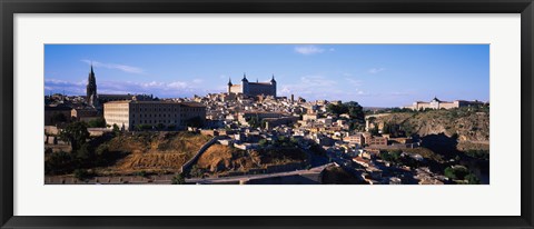 Framed Buildings in a city, Toledo, Toledo Province, Castilla La Mancha, Spain Print