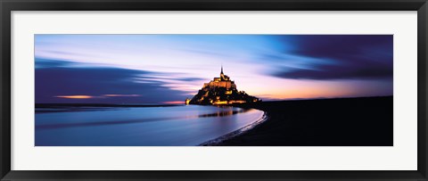 Framed Mont Saint Michel France Print