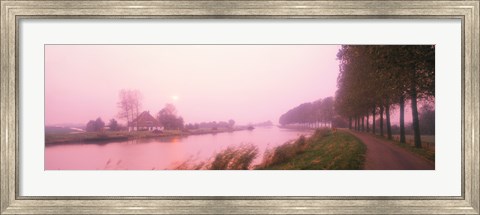 Framed Sunset Pumerend Netherlands Print