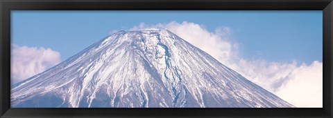 Framed Snow Capped Mt Fuji Yamanashi Japan Print