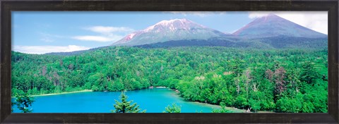 Framed Akan-Fuji Hokkaido Japan Print