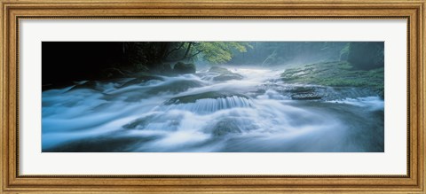 Framed Kikuchi Ravine Kikuchi Kumamoto Japan Print