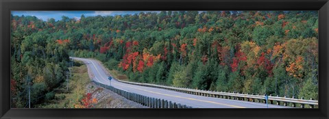 Framed Country road Ontario Canada Print