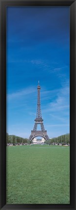 Framed Distant View of Eiffel Towel (horizontal) Print