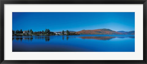 Framed Fall Trees in Laurentide, Quebec, Canada Print