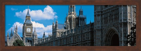 Framed Victoria Tower &amp; Big Ben London England Print