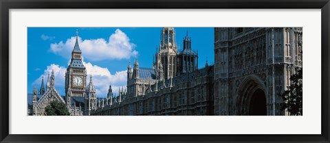 Framed Victoria Tower &amp; Big Ben London England Print