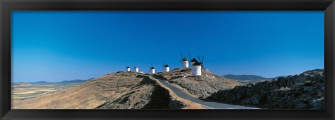 Framed Consuegra La Mancha Spain Print