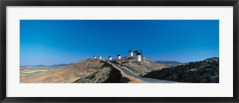 Framed Consuegra La Mancha Spain Print