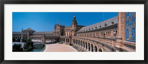 Framed Plaza Espana Seville Andalucia Spain Print