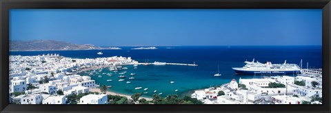 Framed Mykonos Island Greece Print