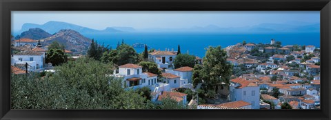 Framed Idra Island Greece Print