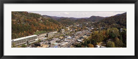 Framed Gatlinburg, Sevier County, Tennessee Print