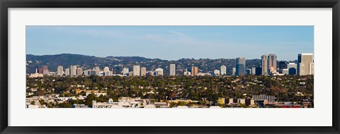 Framed Century City, Wilshire Corridor, Los Angeles, California Print