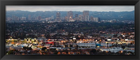 Framed Century City, Culver City, Los Angeles County, California Print