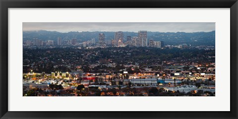 Framed Century City, Culver City, Los Angeles County, California Print