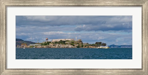 Framed Alcatraz Island, San Francisco Bay, San Francisco, California Print