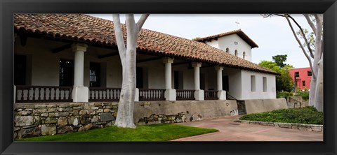 Framed Church, Mission San Luis Obispo, San Luis Obispo County, California, USA Print