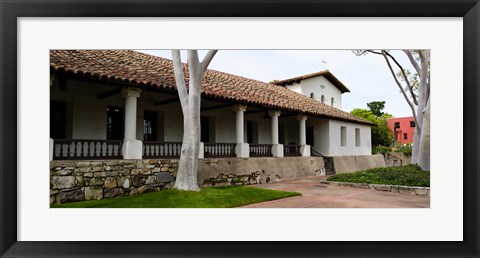 Framed Church, Mission San Luis Obispo, San Luis Obispo County, California, USA Print