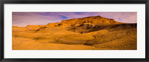 Framed Rock formations at sunset, Grand Staircase-Escalante National Monument, Utah Print