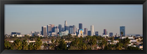 Framed Downtown Los Angeles, City of Los Angeles, California, USA Print