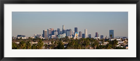 Framed Downtown Los Angeles, City of Los Angeles, California, USA Print