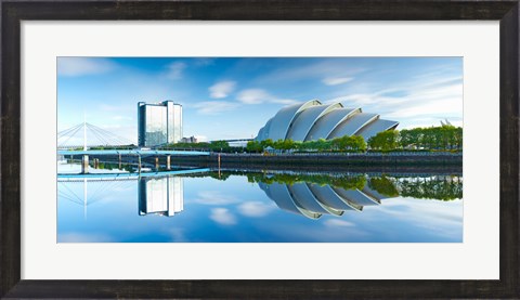 Framed Scottish Exhibition and Conference Centre, River Clyde, Glasgow, Scotland Print