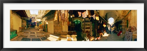 Framed 360 degree view of the Old City, Jerusalem, Israel Print