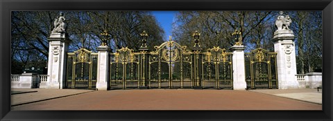 Framed Canada Gate at Green Park, City of Westminster, London, England Print