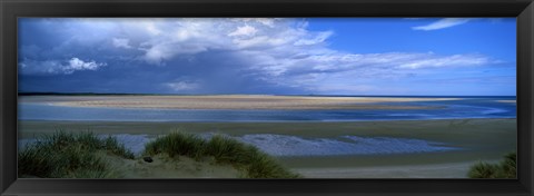 Framed Clouds over Budle Bay, Northumberland, England Print