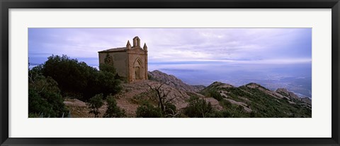 Framed Ermita de Sant Joan at Montserrat, Catalonia, Spain Print