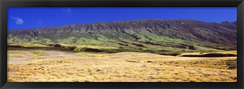 Framed Landscape with Haleakala Volcanic Crater, Maui, Hawaii, USA Print