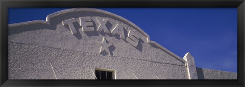 Framed Low angle view of a building, Marfa, Texas, USA Print