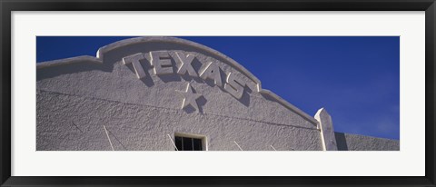 Framed Low angle view of a building, Marfa, Texas, USA Print