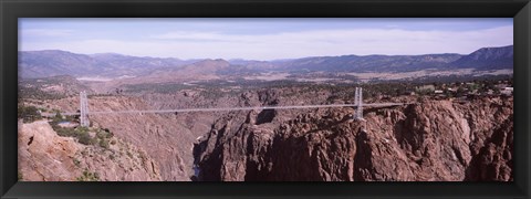 Framed Royal Gorge Suspension Bridge, Colorado, USA Print