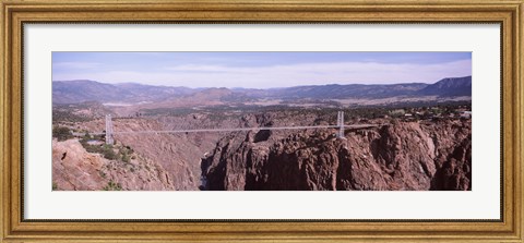 Framed Royal Gorge Suspension Bridge, Colorado, USA Print