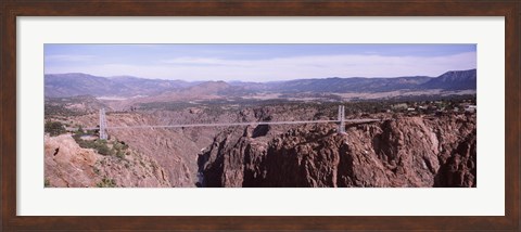 Framed Royal Gorge Suspension Bridge, Colorado, USA Print