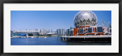 Framed Science Museum at the waterfront, Vancouver, Canada Print