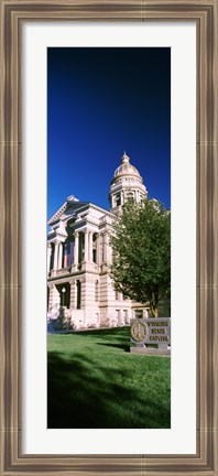 Framed Wyoming State Capitol Building, Cheyenne, Wyoming, USA Print