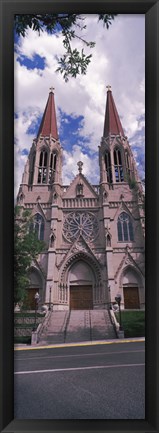 Framed Facade of the Cathedral of St. Helena, Helena, Montana, USA Print